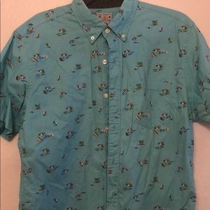 J Crew Short Sleeved Button Down